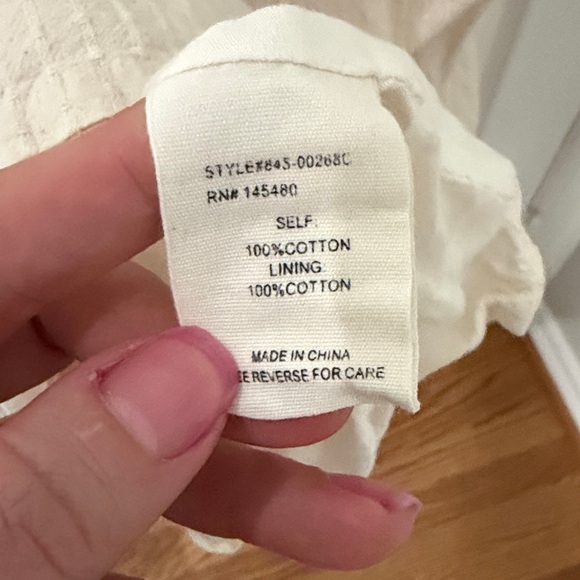 Elegant Cream Sleeveless Dress anthro - Picture 5 of 6